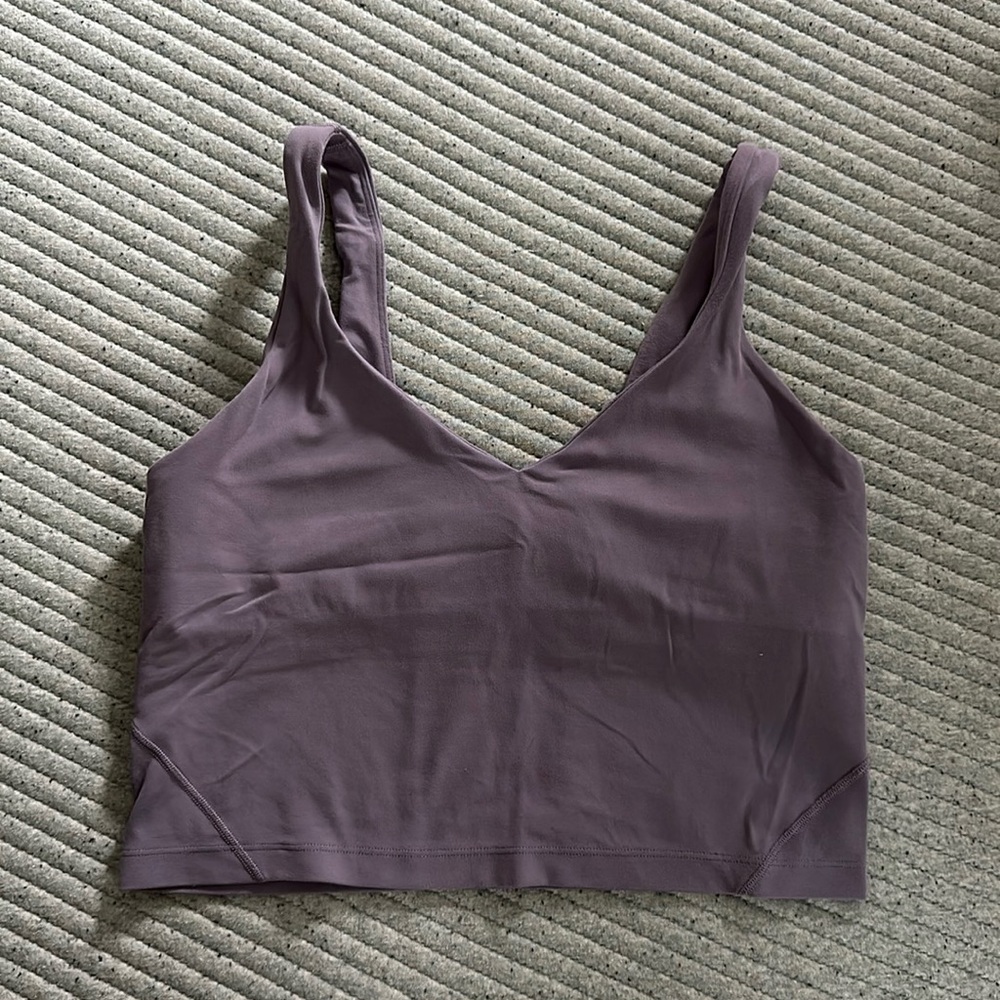 Lululemon align tank purple ash size 10